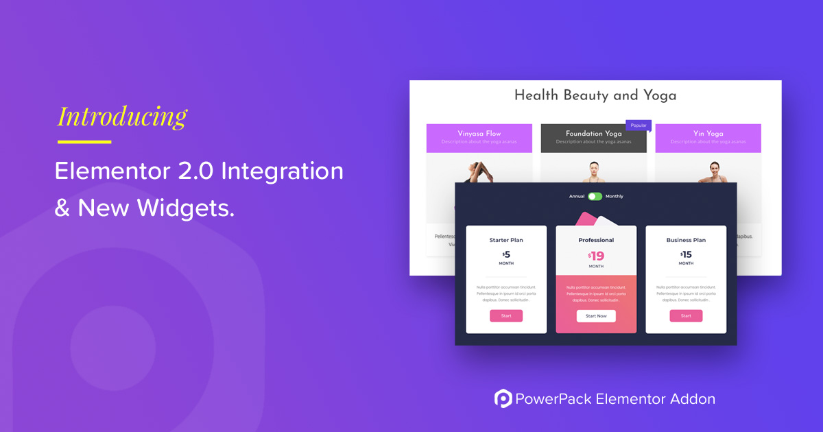 PowerPack for Elementor Elementor 2.0 Integration & New Widgets