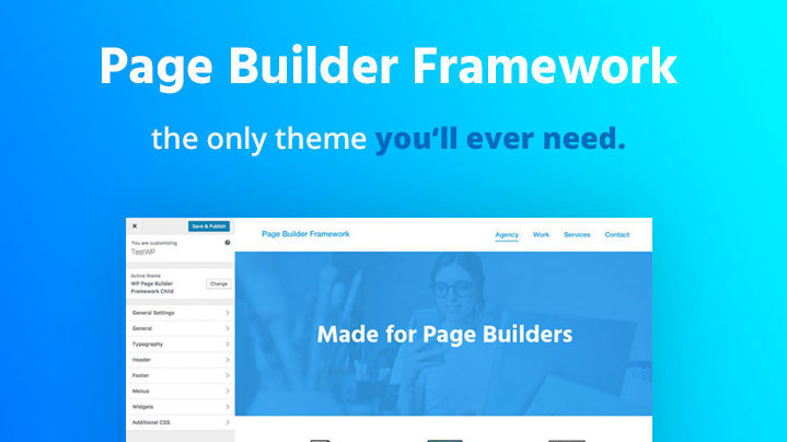 Page builder framework