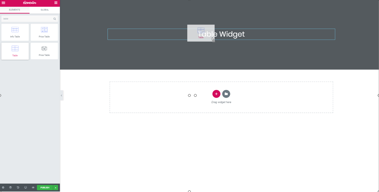 add-elementor-table