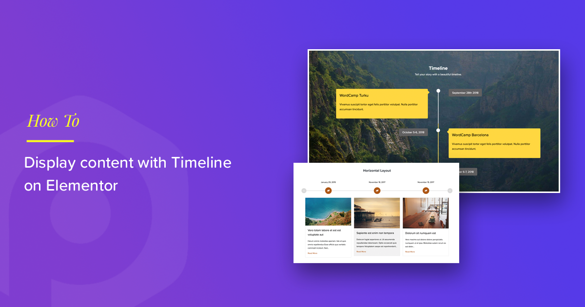 Elementor Timeline How to Create Timeline Content using Elementor