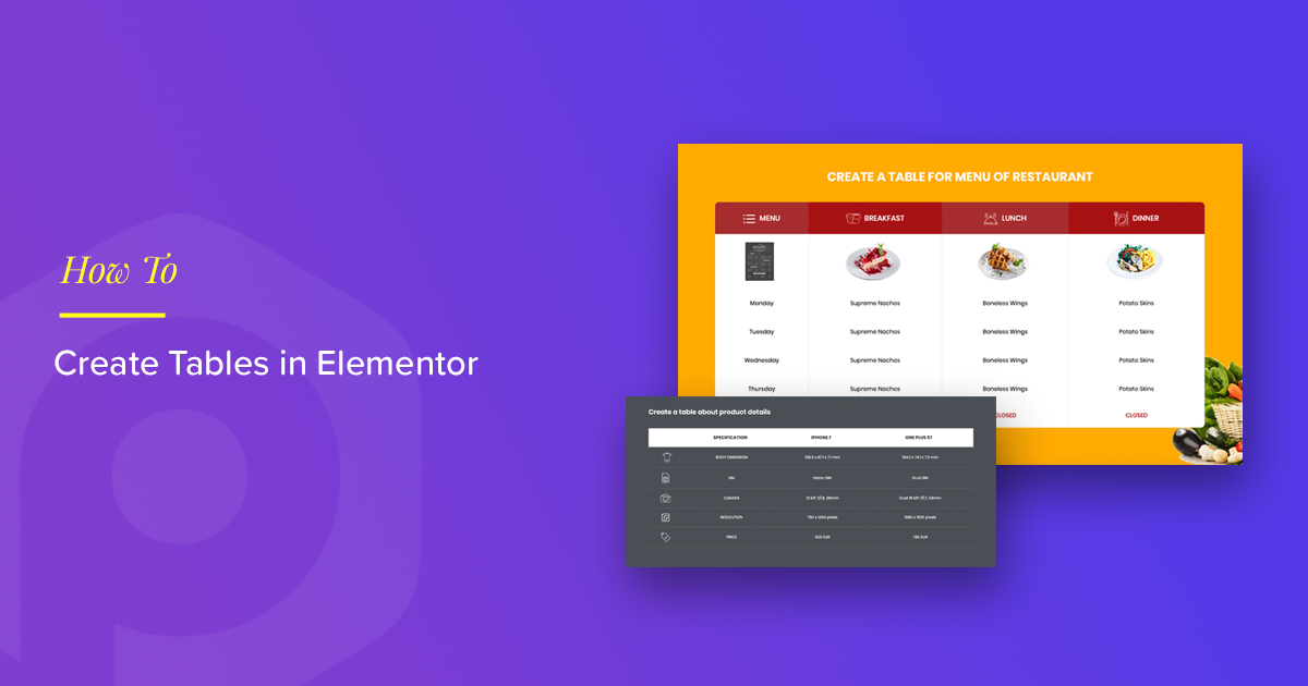 Elementor Table Widget Create a Table in Elementor in 3 Easy Steps!