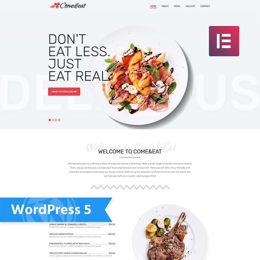 Restaurant Multipurpose Modern Elementor WordPress Theme