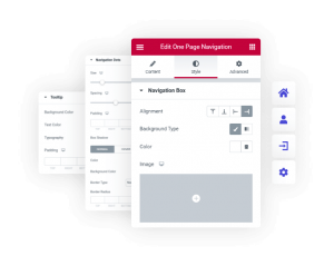 Elementor One Page Navigation Widget - PowerPack Addons for Elementor
