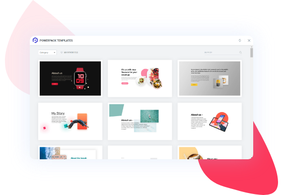 PowerPack Templates Library in Elementor