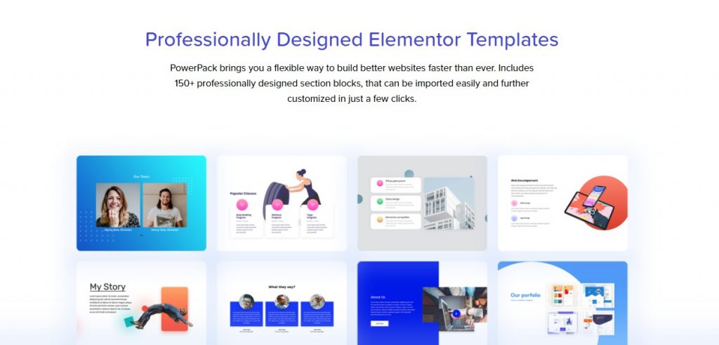 landing page with elementor