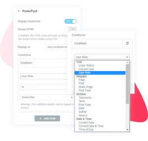 Elementor Display Conditions - PowerPack Addons for Elementor