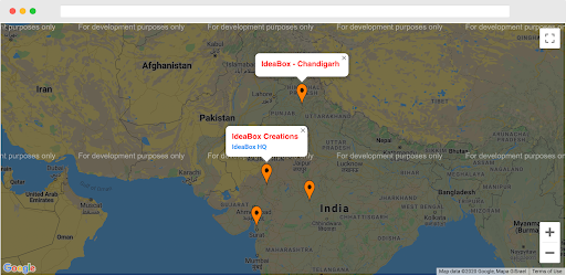 Display Google Maps with Multiple Locations