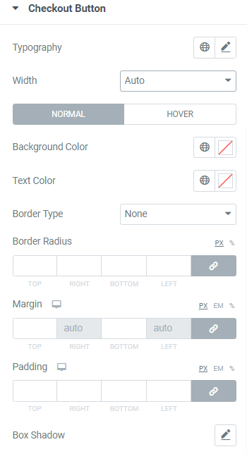 Customize the "Proceed to Checkout" button of the Woo - Cart widget