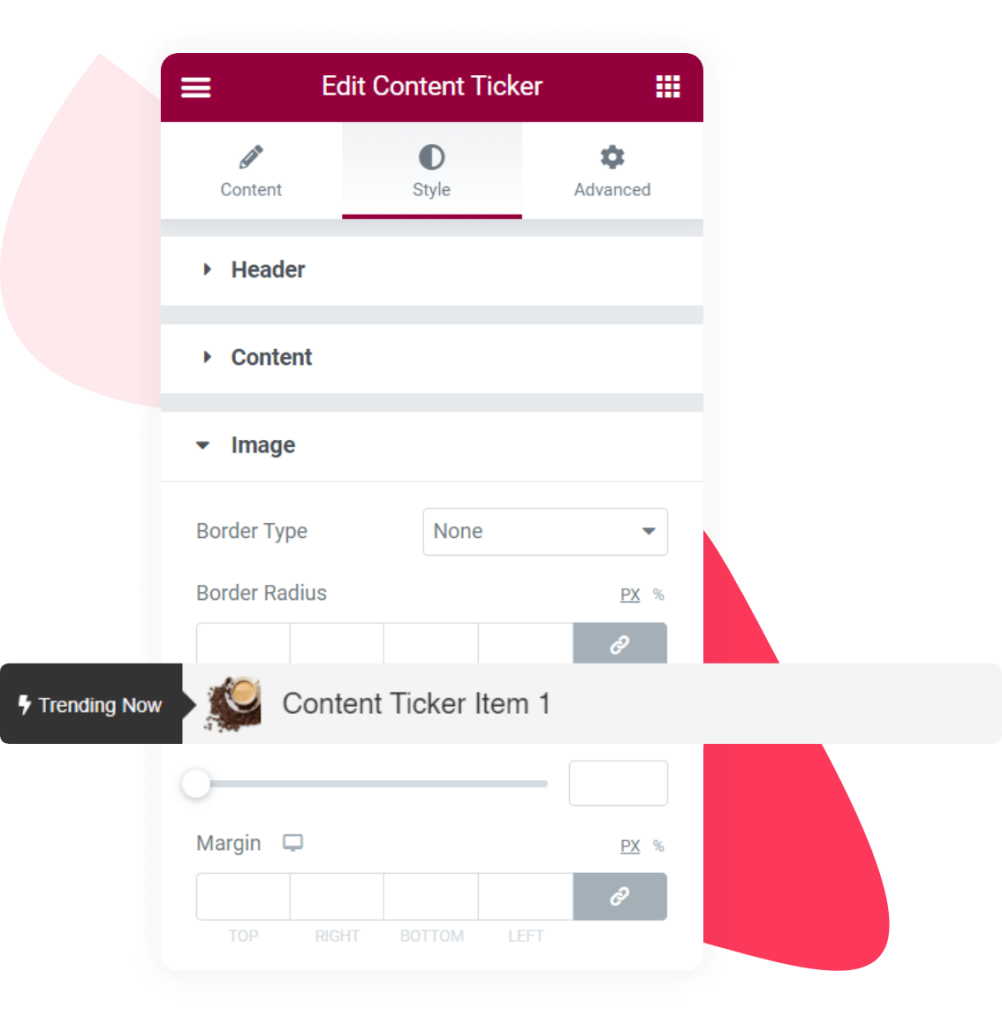 Elementor Content Ticker Widget PowerPack Addons for Elementor