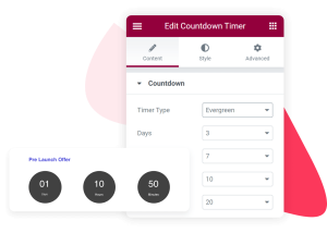 Elementor Countdown Timer Widget Widget - PowerPack Addons for Elementor