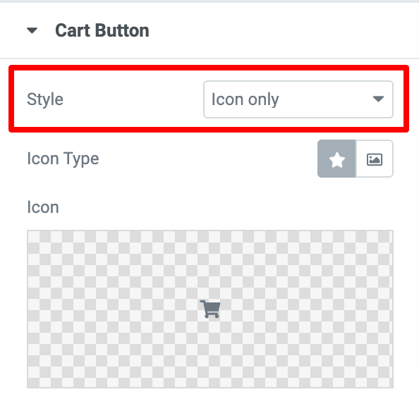 woo off canvas cart button customization options
