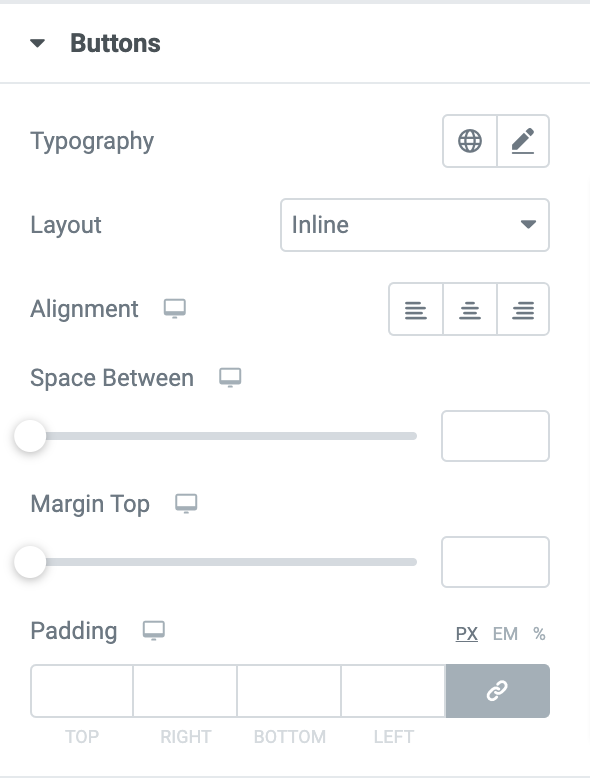 mini cart widget button styling options