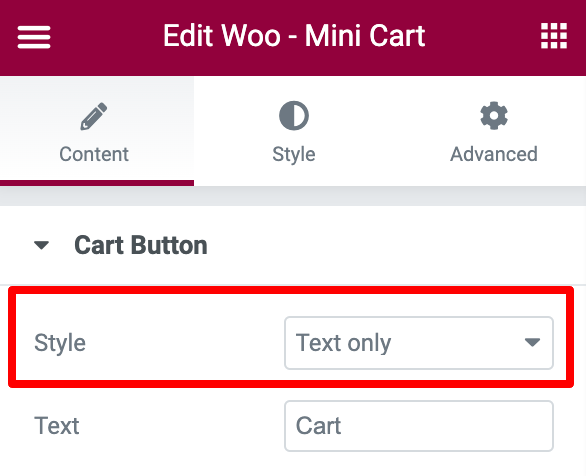 Woo - Mini Cart