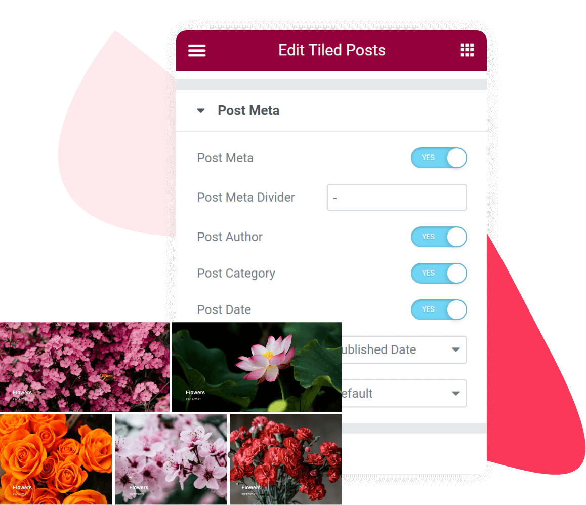 Elementor Tiled Post Widget PowerPack Addons for Elementor