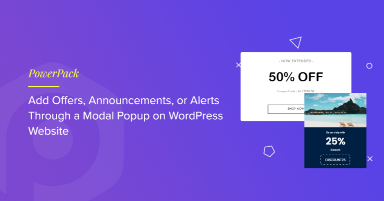 Add Offers, Announcements, or Alert Through a Modal Popup on WordPress Website