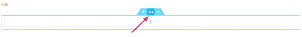 Edit section in Elementor editor page