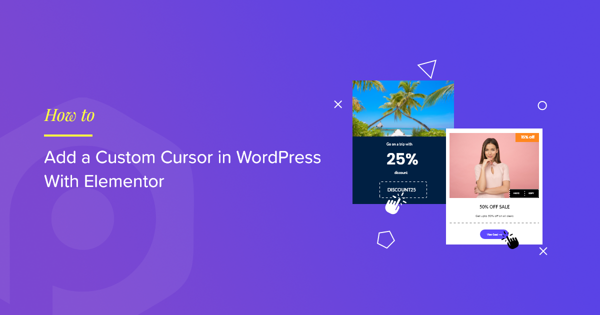 How to Add a Custom Cursor in WordPress With Elementor PowerPack