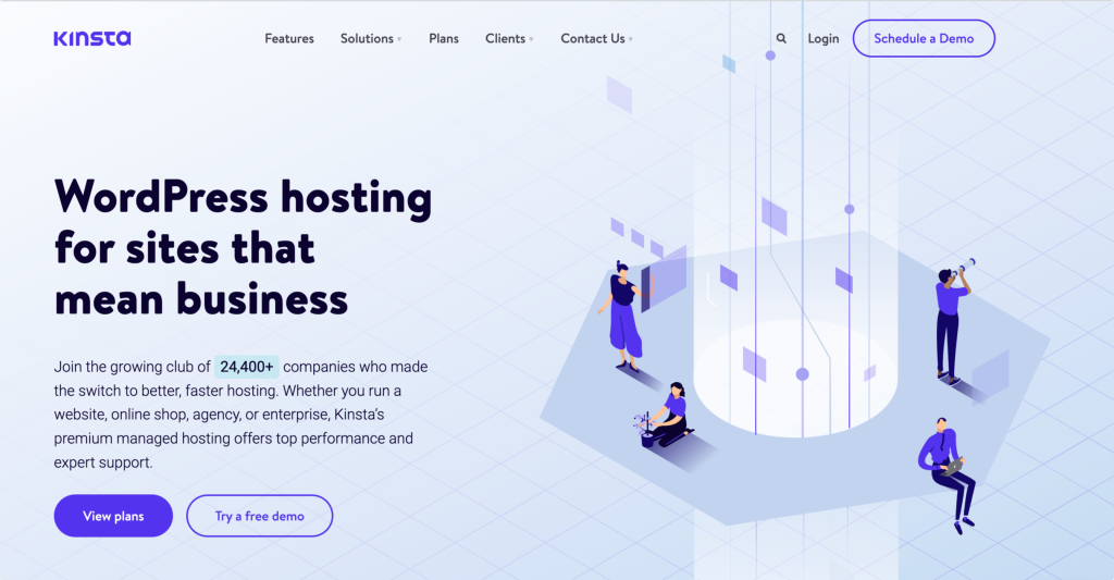 kinsta website hosting