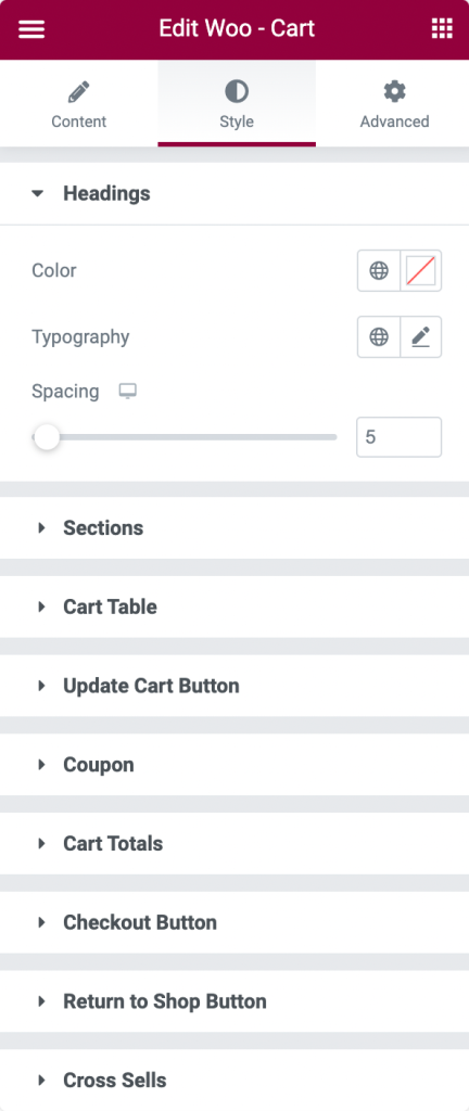 woocommerce cart page styling options.png