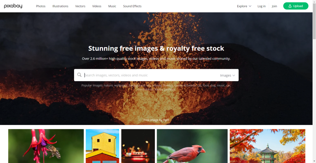Get royalty-free images & videos in the Pixabay website.