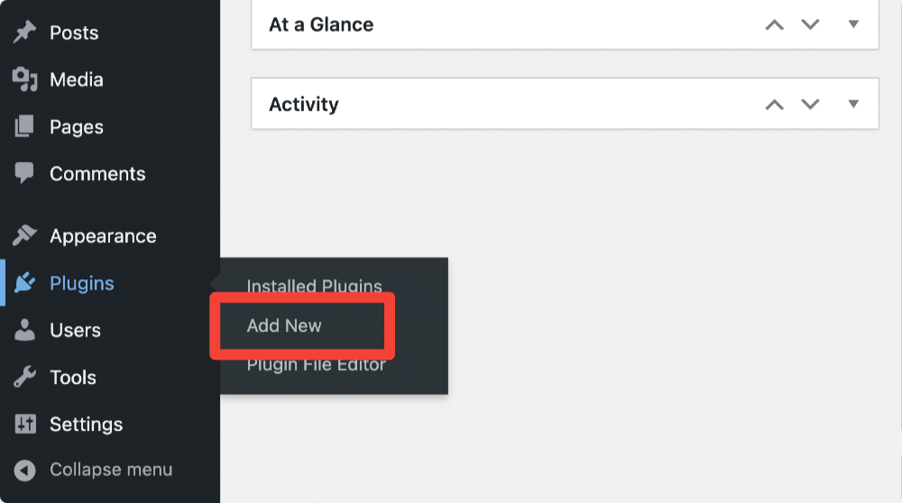 add new wordpress plugin