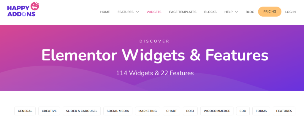 WooCommerce widgets by Happy Addons for Elementor Page Builder