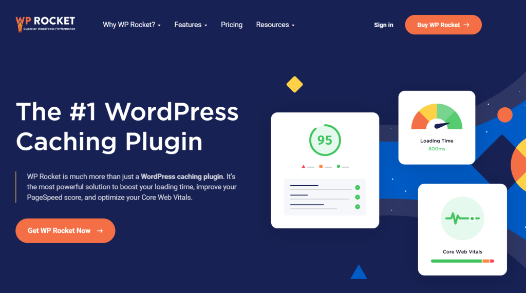 WP Rocket - Best WordPress Caching Plugins
