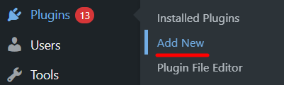 How to add a new plugin in WordPress?