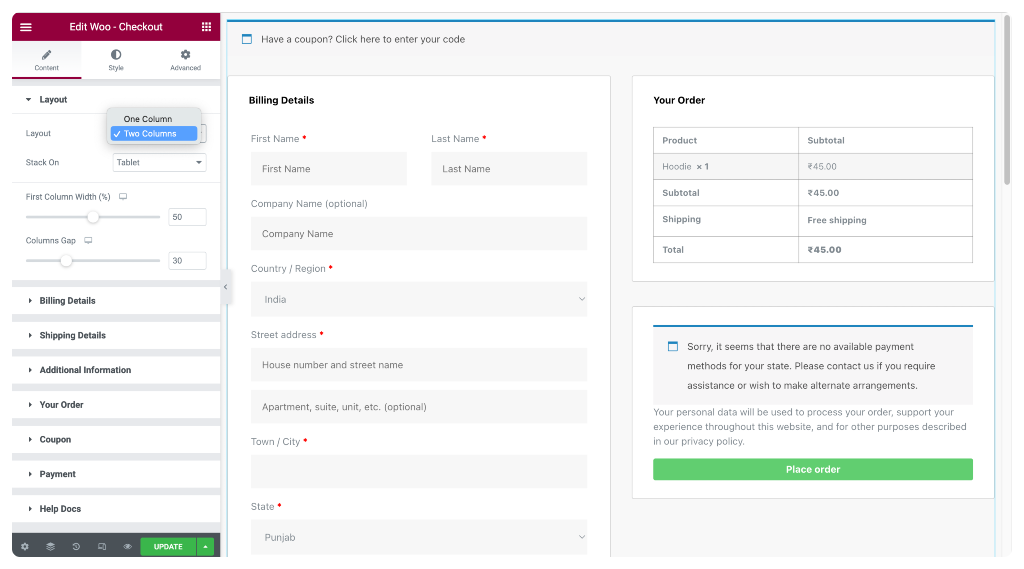 How To Customize WooCommerce Checkout Page With Elementor & PowerPack