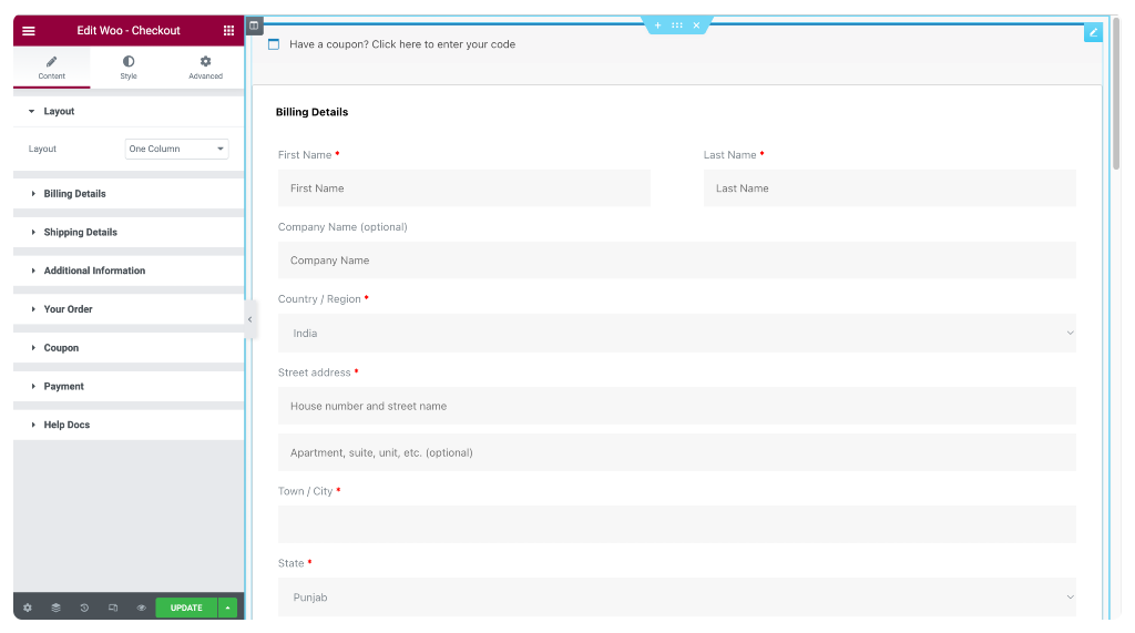 How To Customize WooCommerce Checkout Page With Elementor & PowerPack