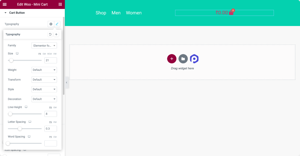 How To Add WooCommerce Mini Cart using Elementor