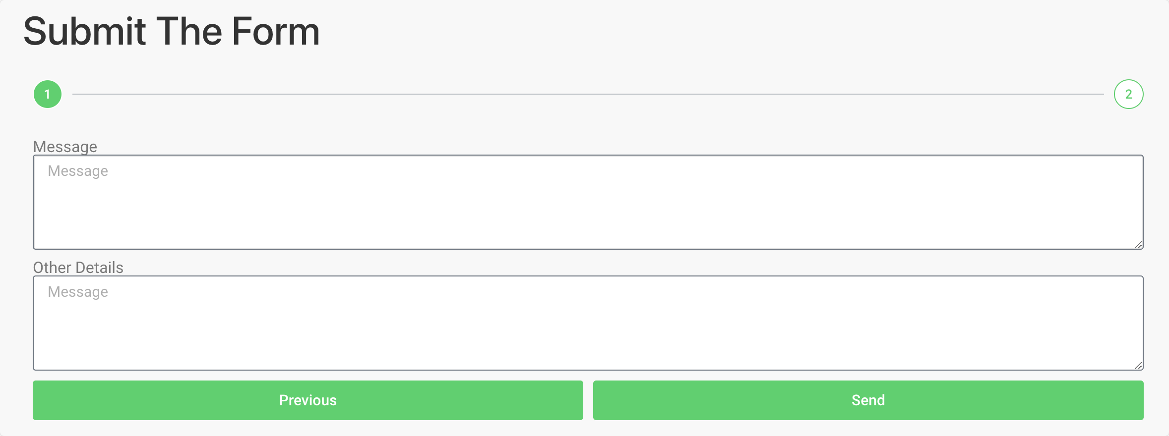 multi-step contact form part 2