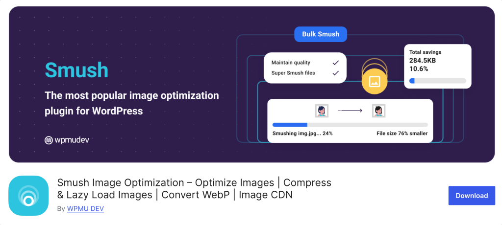 Smush Image Optimization