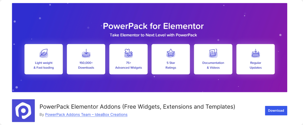 install and activate powerpack addons