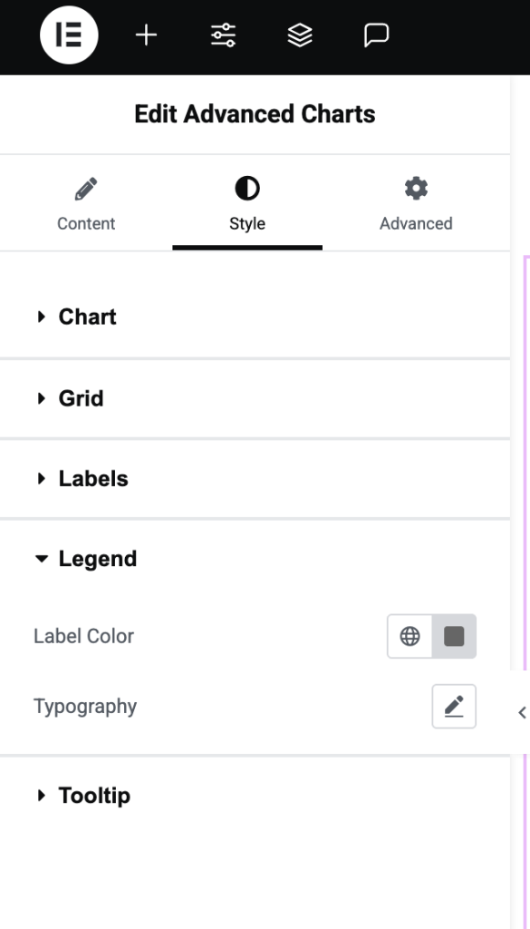 Advanced Charts Widget Overview - PowerPack Addons for Elementor