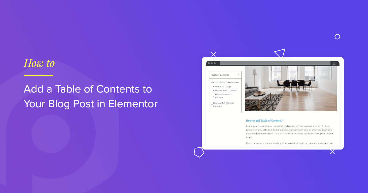 How to Add a Table of Contents to Your Blog Post in Elementor