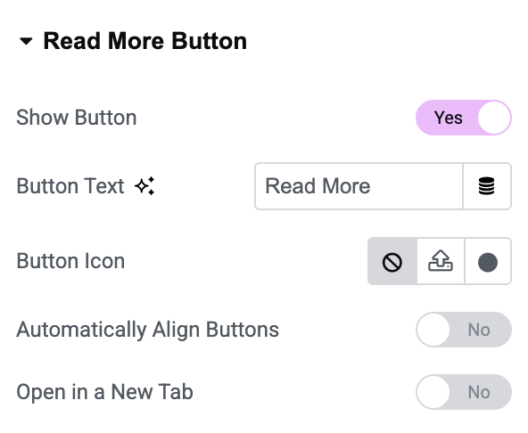 read more button options