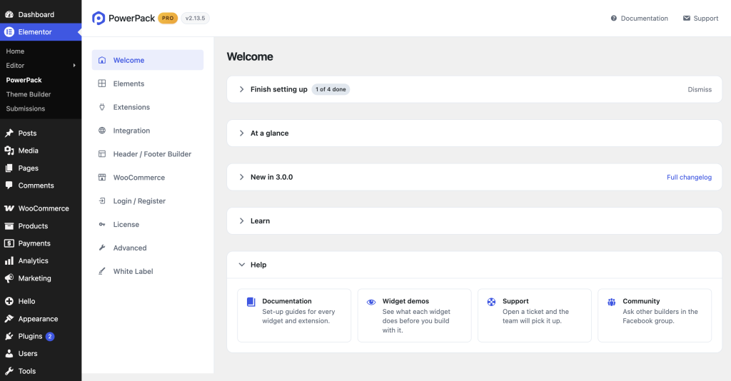 powerpack new dashboard