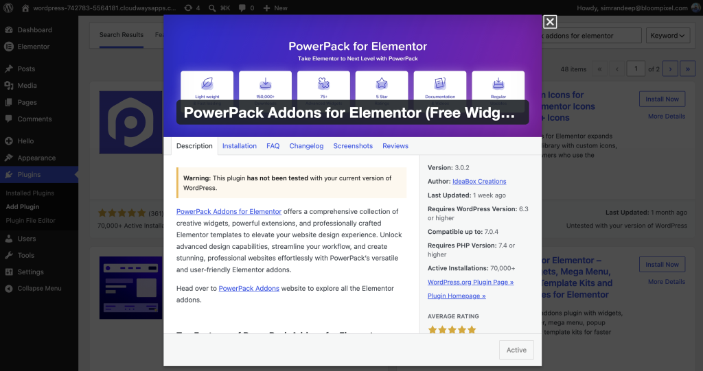powerpack addons for elementor
